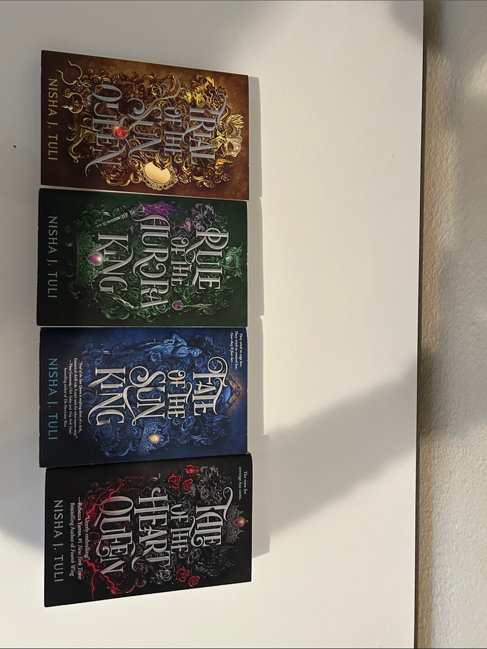 Trial of the Sun Queen books 1-4 by NISHA J TULI